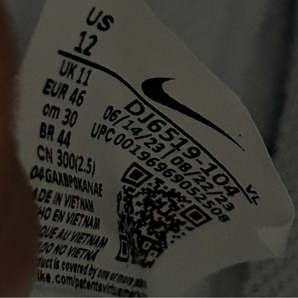 Nike Alpha Huarache NXT MCS “White University Red” Men Size 12 Baseball Cleats - Picture 8 of 8